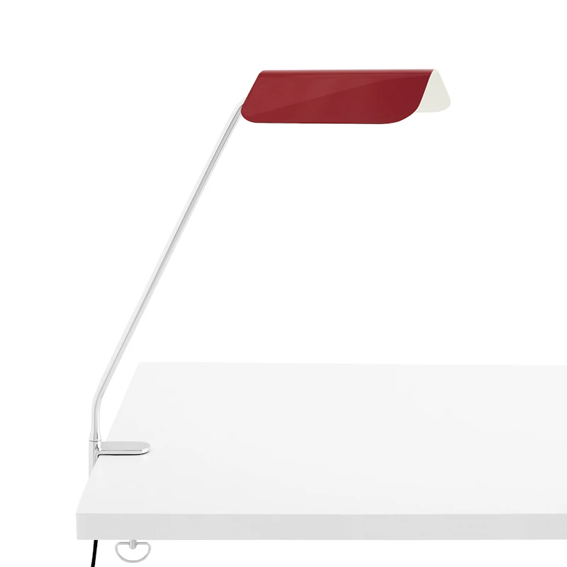 Apex Skrivebordlampe med klemme, Maroon Red