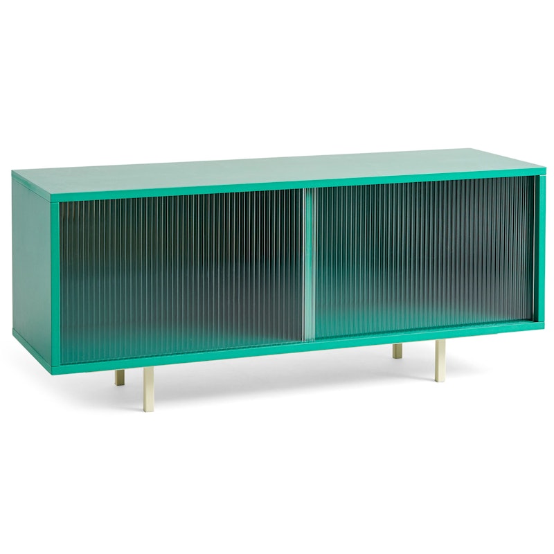 Colour Cabinet Skjenk Glassdør, 120 cm / Dark Mint