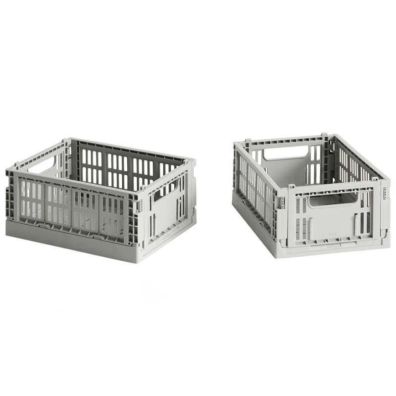 Colour Crate Bokser Mini 2-pk, Lysegrå