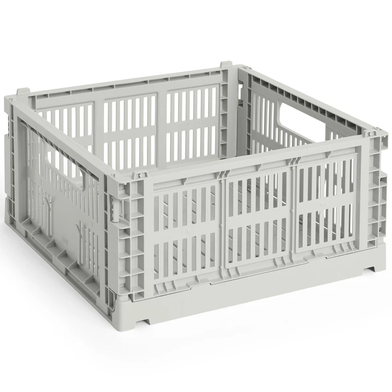 Colour Crate Medium Square Oppbevaring, Grey