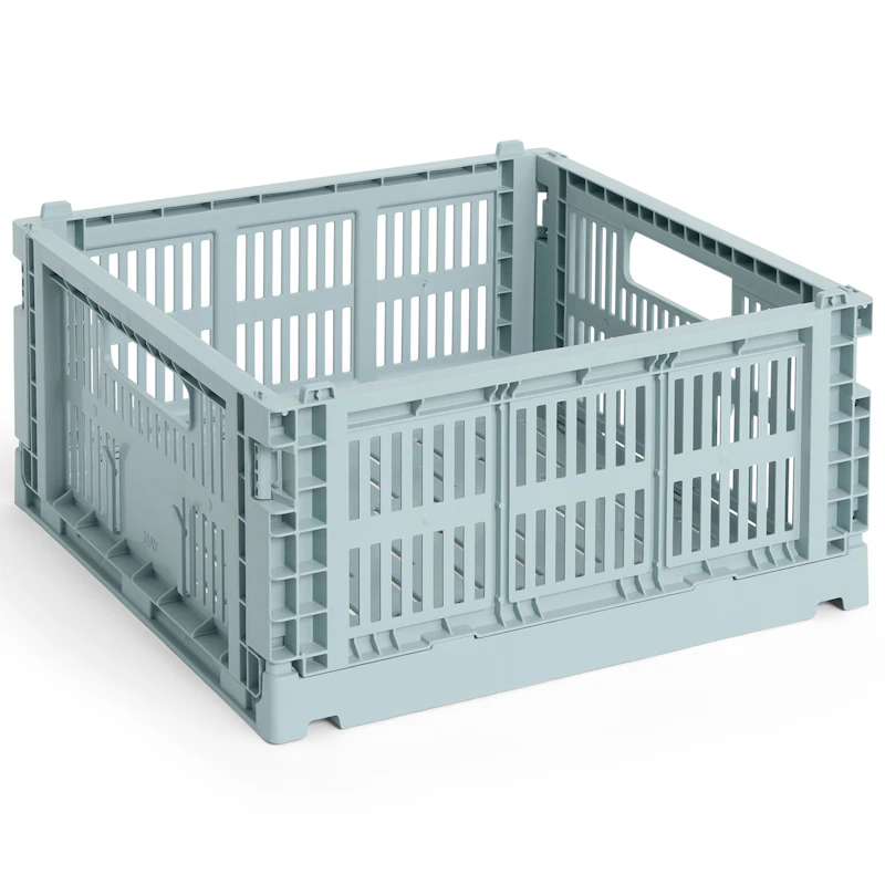Colour Crate Medium Square Oppbevaring, Dusty Blue