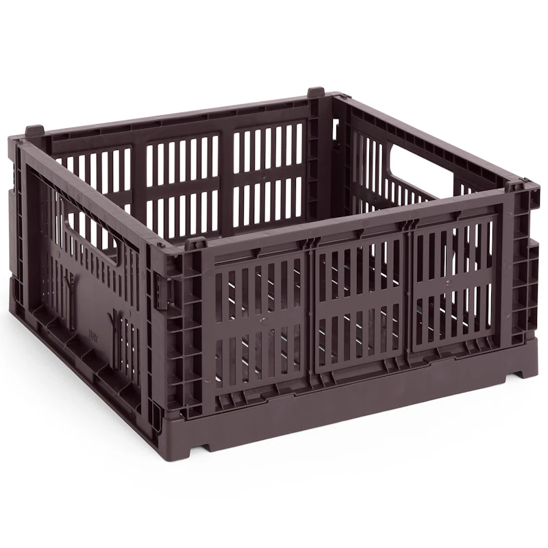Colour Crate Medium Square Oppbevaring, Bordeaux