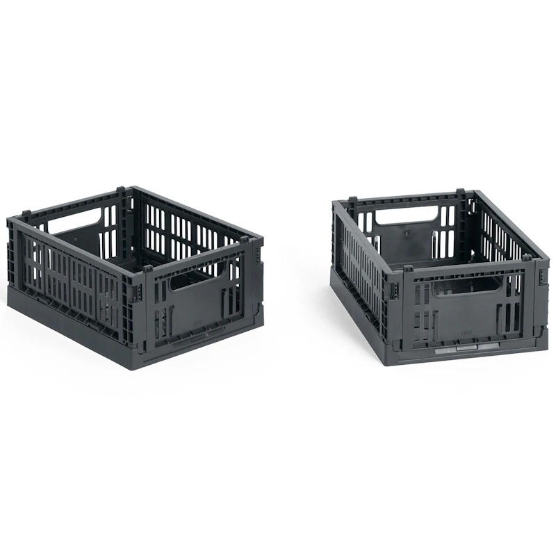 Colour Crate Mini Oppbevaring 2-pk, Charcoal