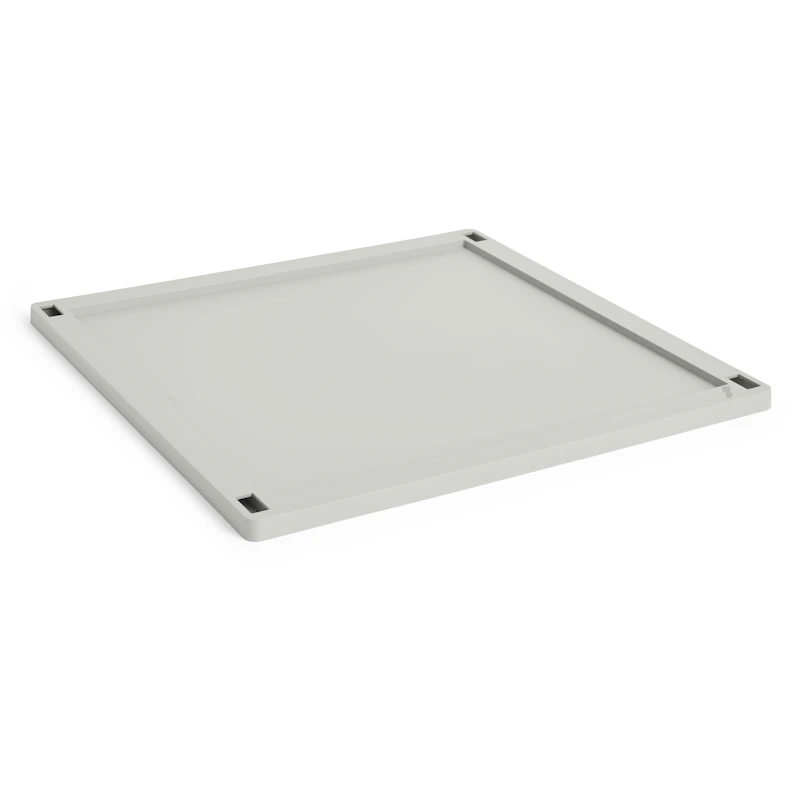Colour Crate Plastic Large Square Lokk, Grey