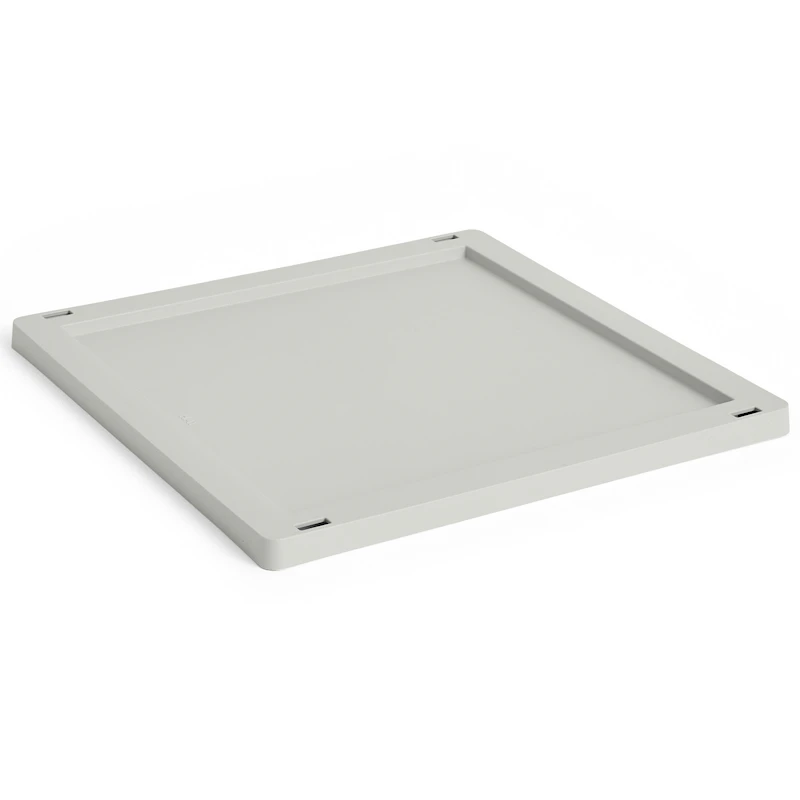 Colour Crate Plastic Medium Square / Cube Lokk, Grey
