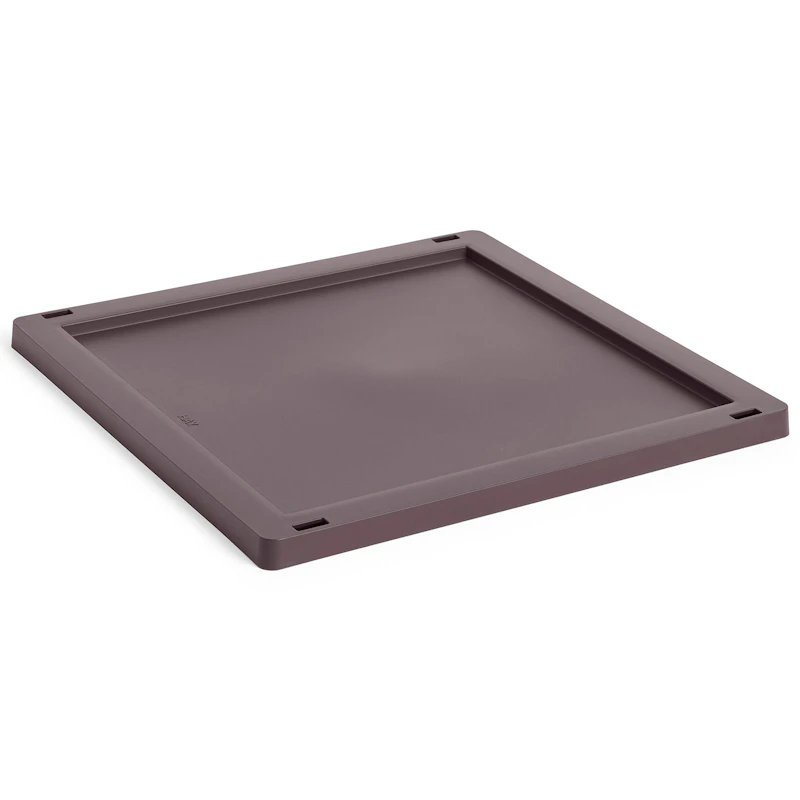 Colour Crate Plastic Medium Square / Cube Lokk, Bordeaux