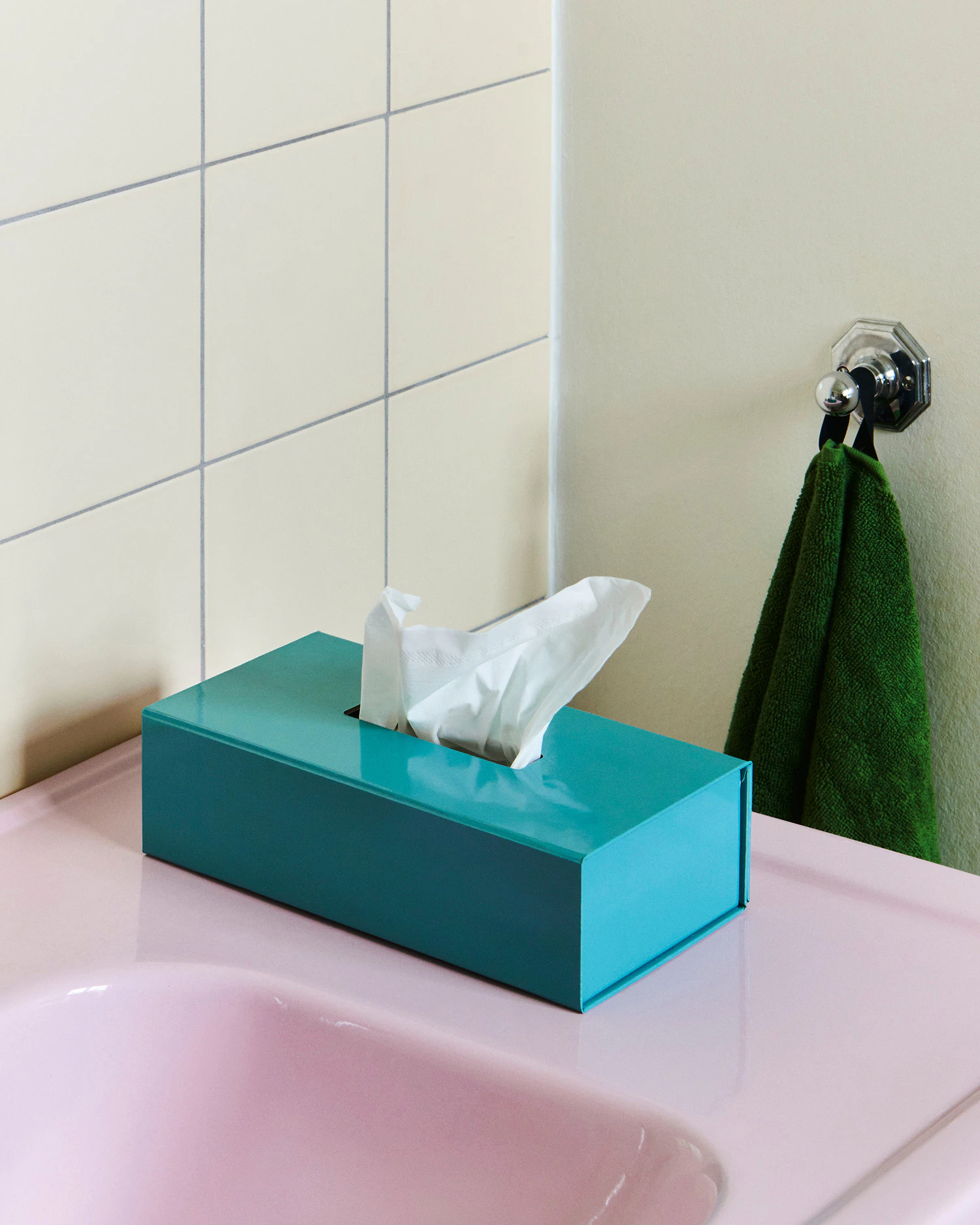 Kleenex Silkeboks Tissue Box With Removable Lid Eco Friendly Tissue