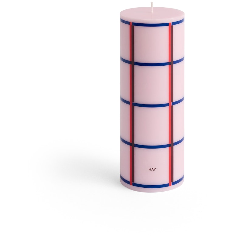Column Kubbelys Medium, Rød / Mørkeblå / Light Pink