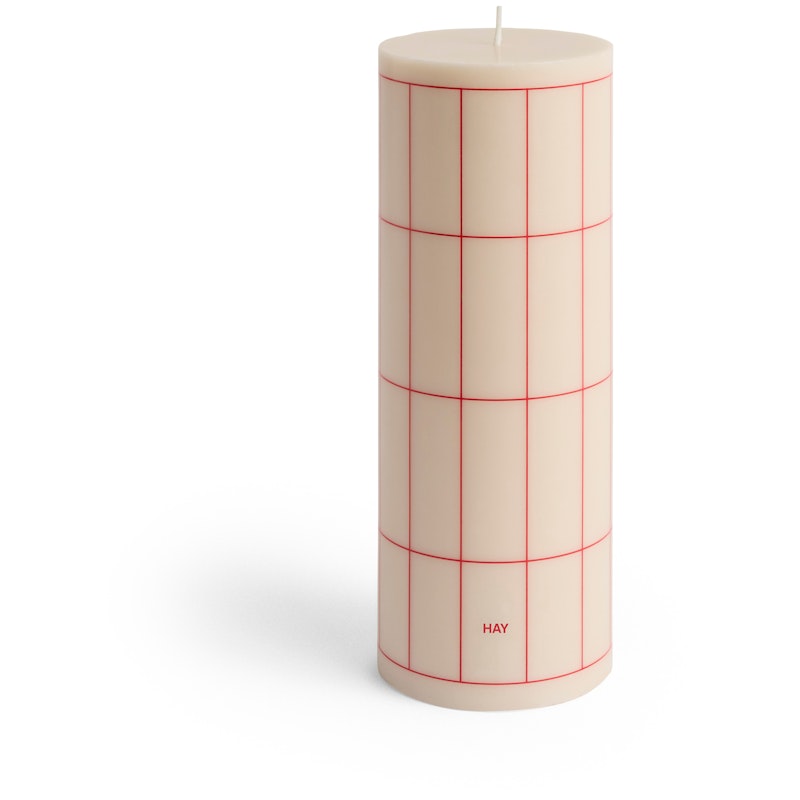 Column Kubbelys Stor, Rød / Off-white