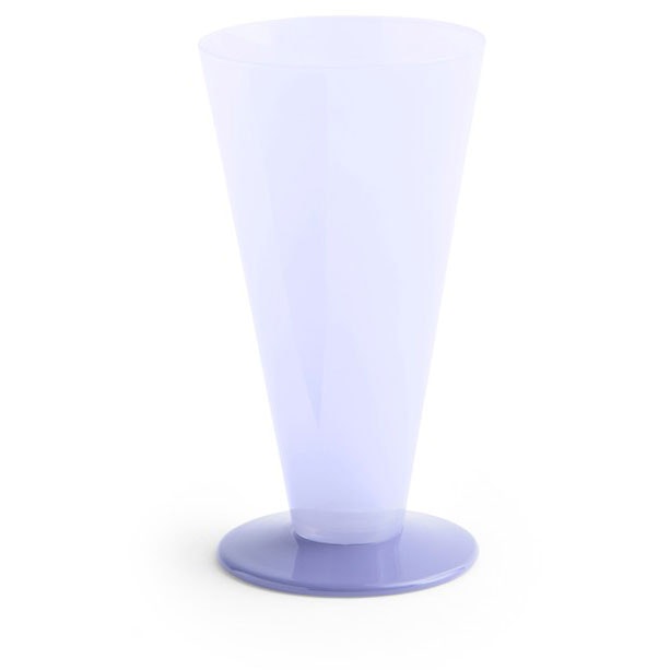 Conical Vase Small, Light Blue / Lavender Blue