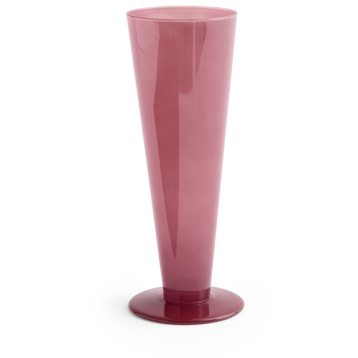 Conical Vase Medium, Rose / Dark Red