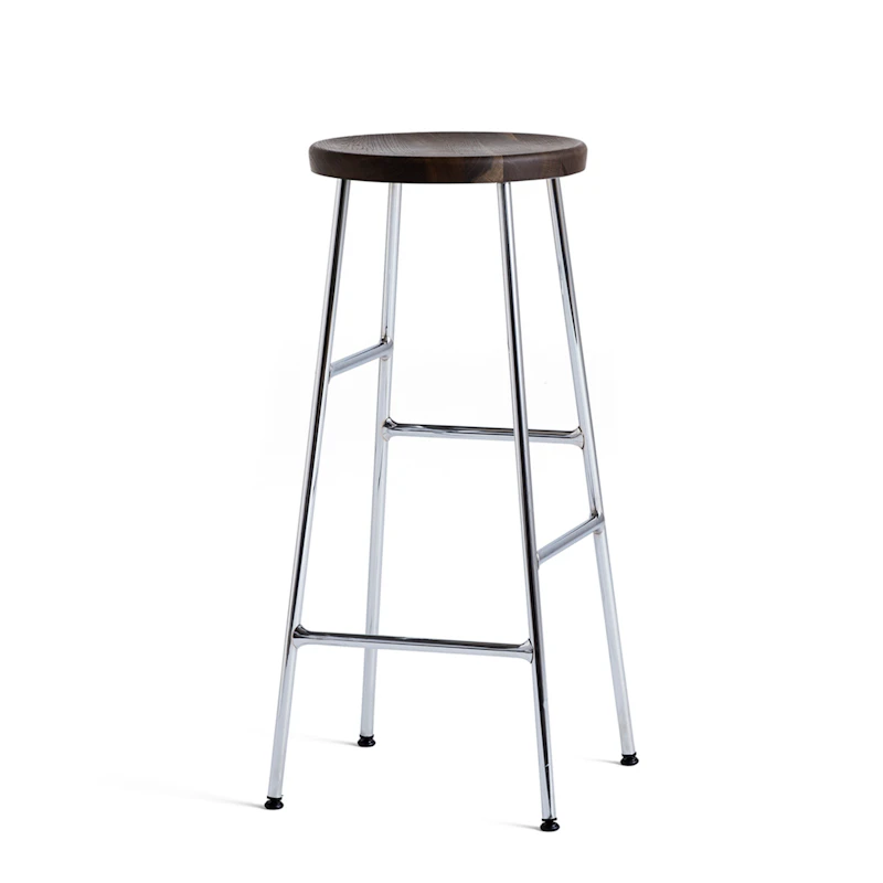 Cornet Barstol Høy, Røkt Eik/Krom