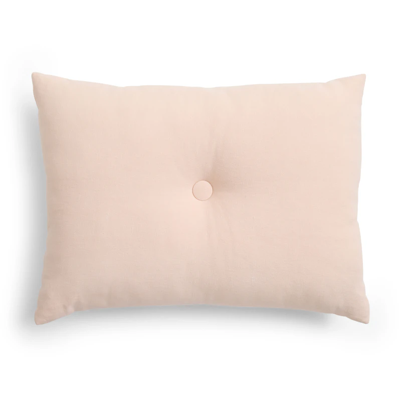 Dot Pute Linen 45x60 cm, Strawberry Milkshake
