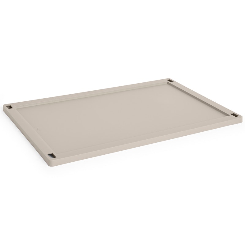 Colour Crate Plastic Large Lokk, Warm Grey