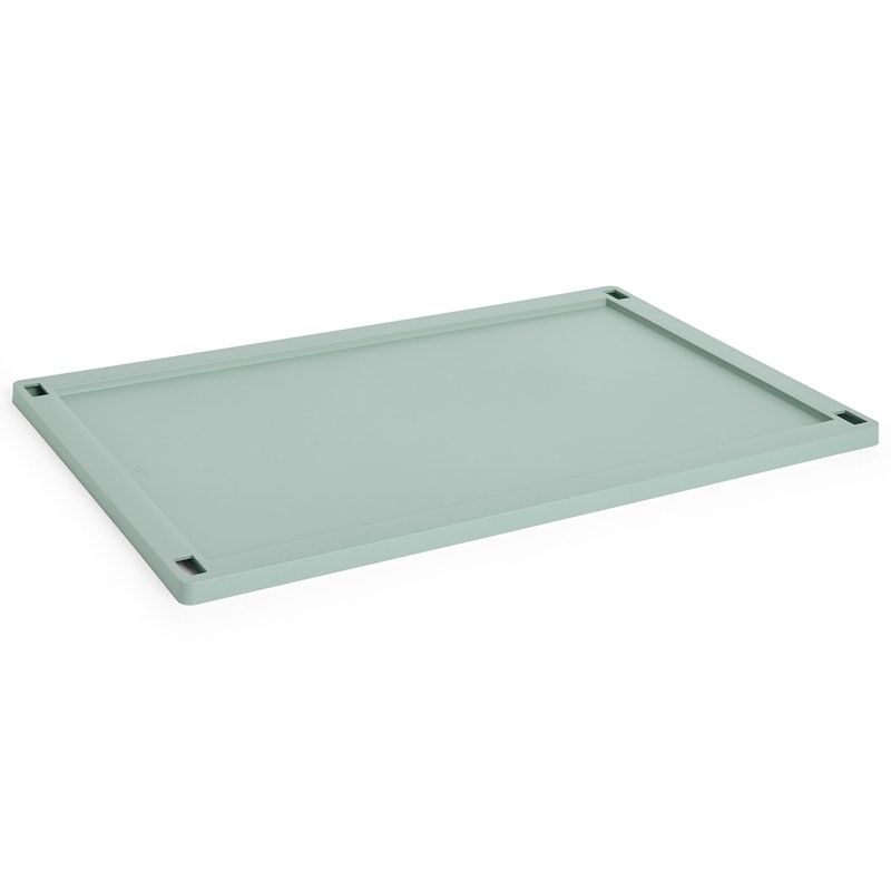 Colour Crate Plastic Large Lokk, Sage Green