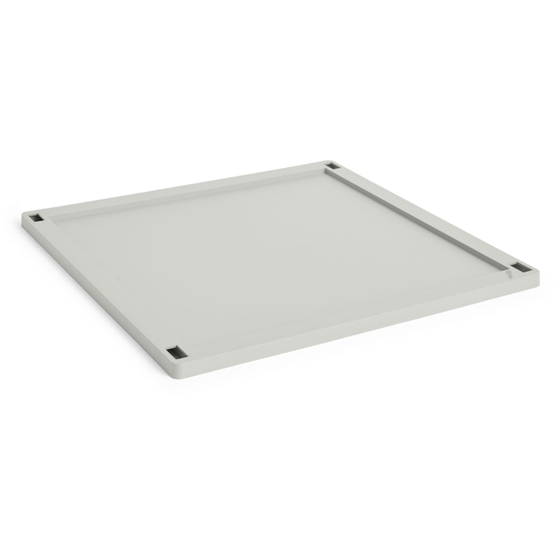 Colour Crate Plastic Large Square Lokk, Grey