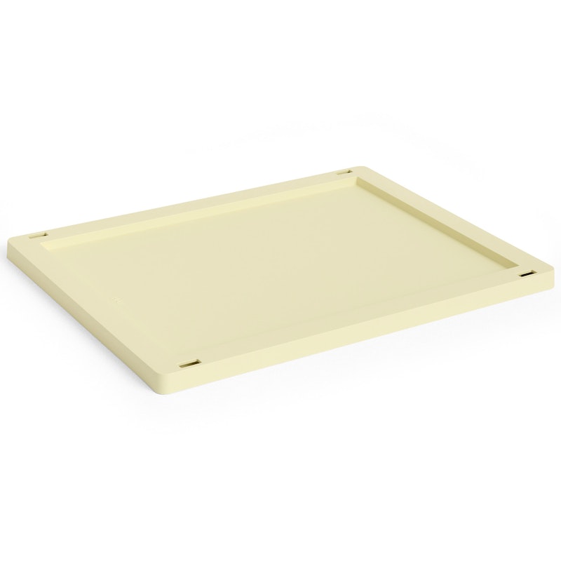 Colour Crate Plastic Medium Lokk, Light Yellow