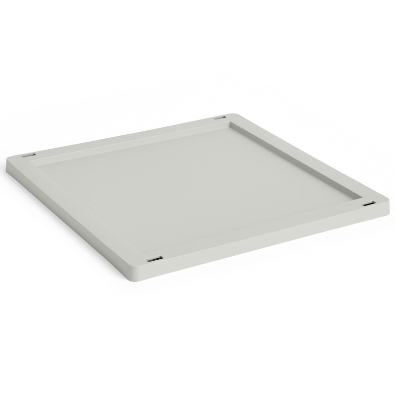 Colour Crate Plastic Medium Square / Cube Lokk, Grey