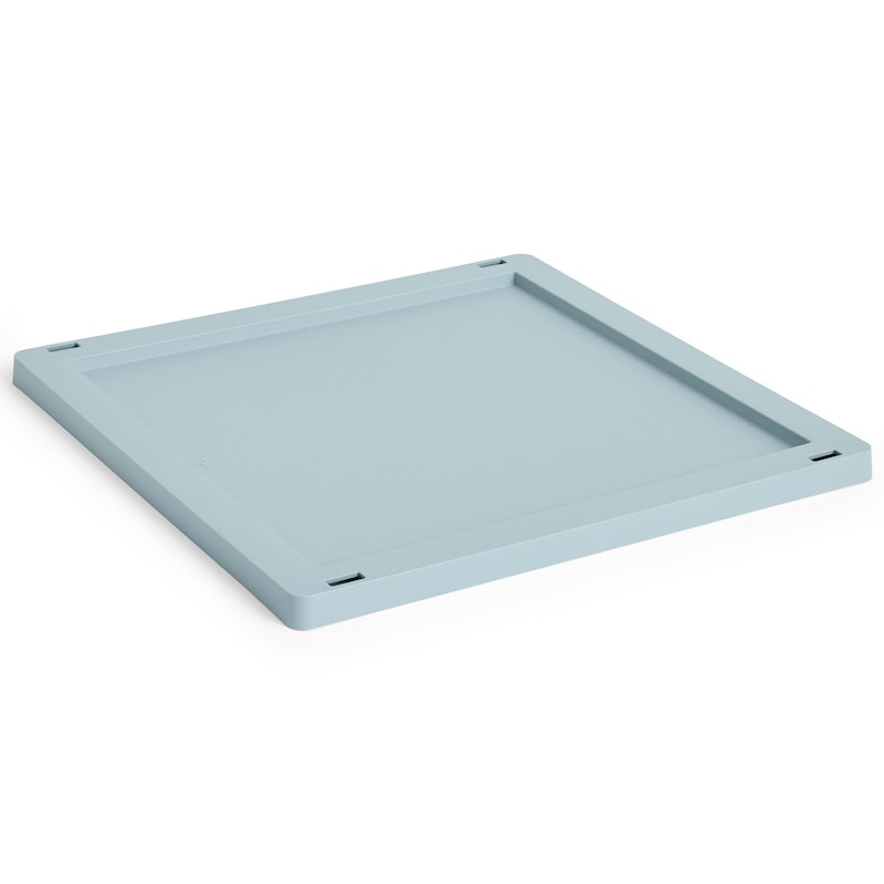 Colour Crate Plastic Medium Square / Cube Lokk, Dusty Blue