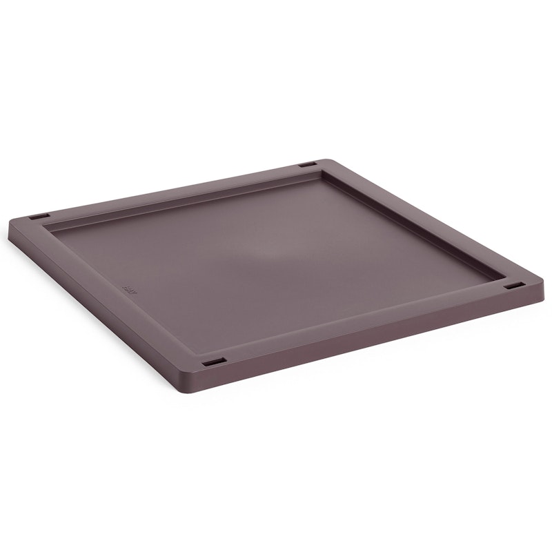 Colour Crate Plastic Medium Square / Cube Lokk, Bordeaux