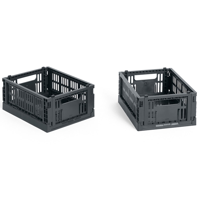 Colour Crate Mini Oppbevaring 2-pk, Charcoal