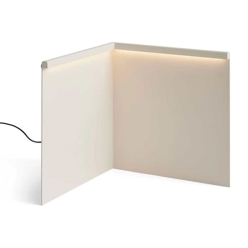 LBM Corner Bordlampe, Cream White