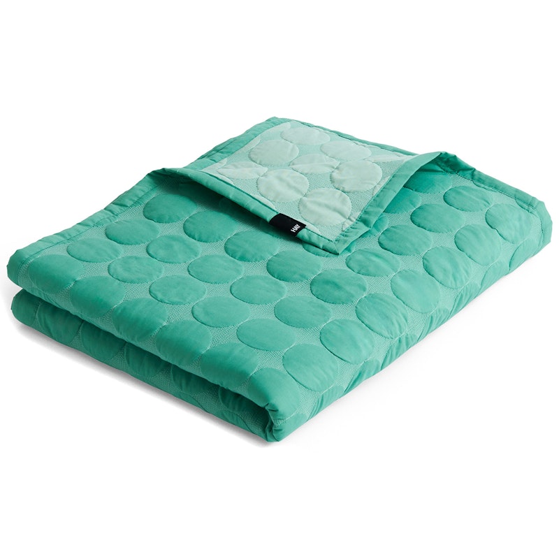 Mega Dot Sengeteppe 195x245 cm, Sea Green