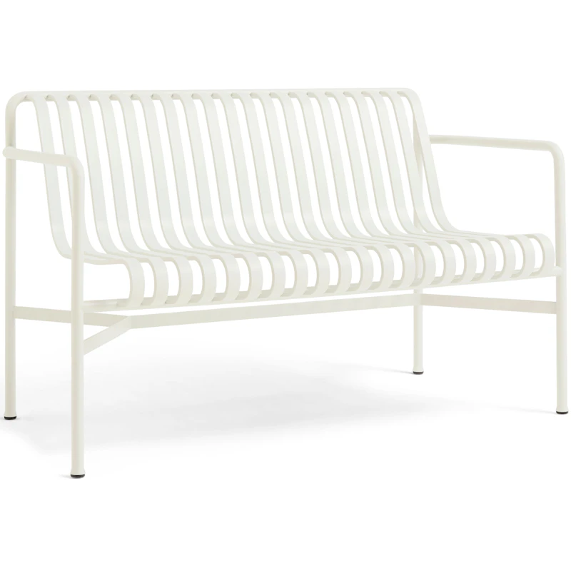 Palissade Dining Benk, Cream White