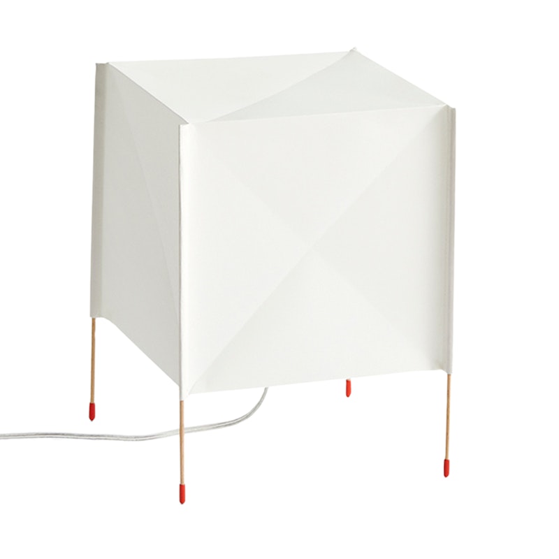 Paper Cube Table Lamp Bordlampe Hvit