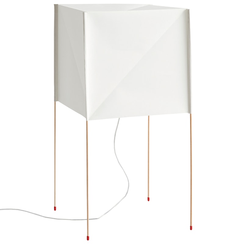 Paper Cube Table Lamp Gulvlampe Hvit