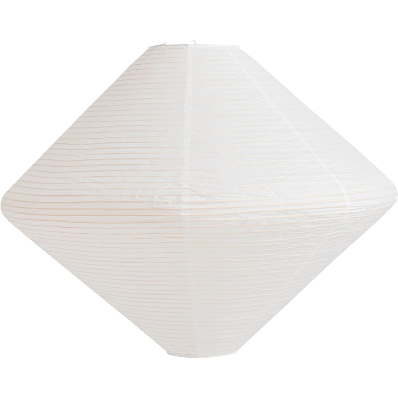 Paper Shade Diamond 80 Lampeskjerm, Classic White
