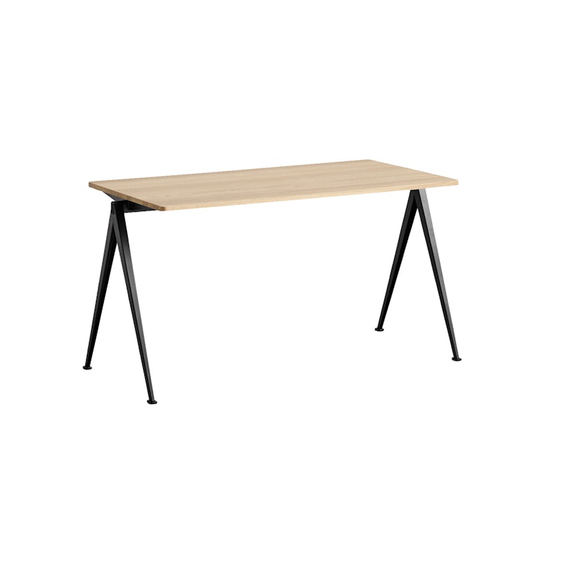 Pyramid Desk 01 140X65, Black Frame/Matt