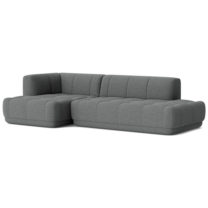 Quilton 3,5-Setersofa Konfigurasjon 21 Venstre, Flamiber C8 Charcoal