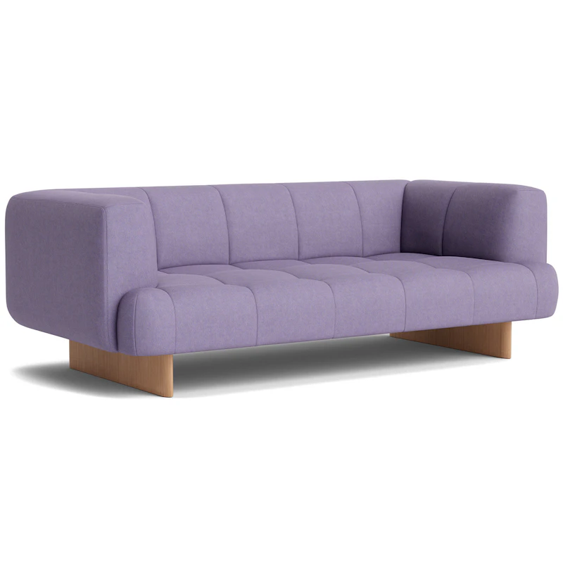 Quilton Lift 2-Seter Sofa, Steelcut Quartet 644 / Eik