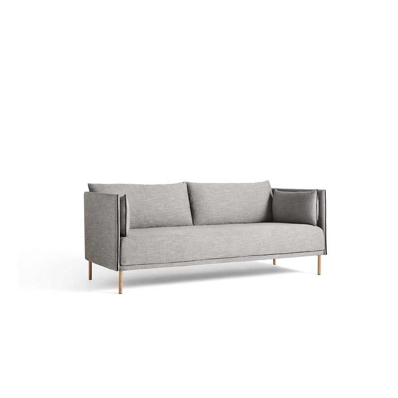 Silhouette 2-Seter Sofa, Oljet Eik / Ruskin 33 Nori