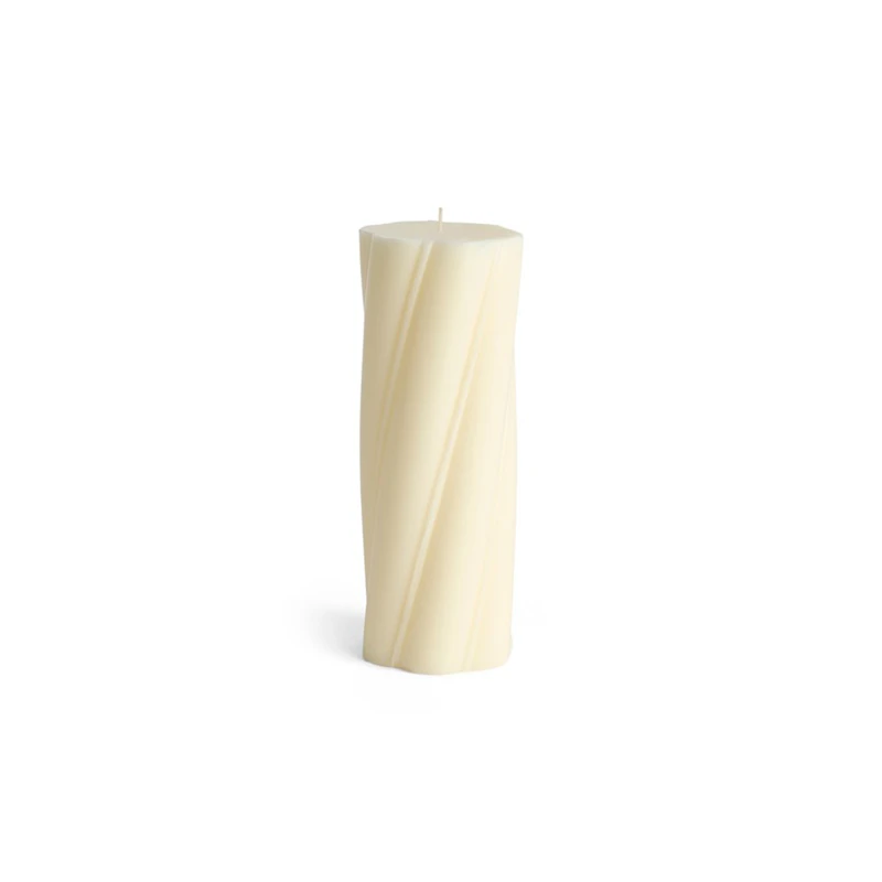 Soft Serve Stearinlys Large, Ivory