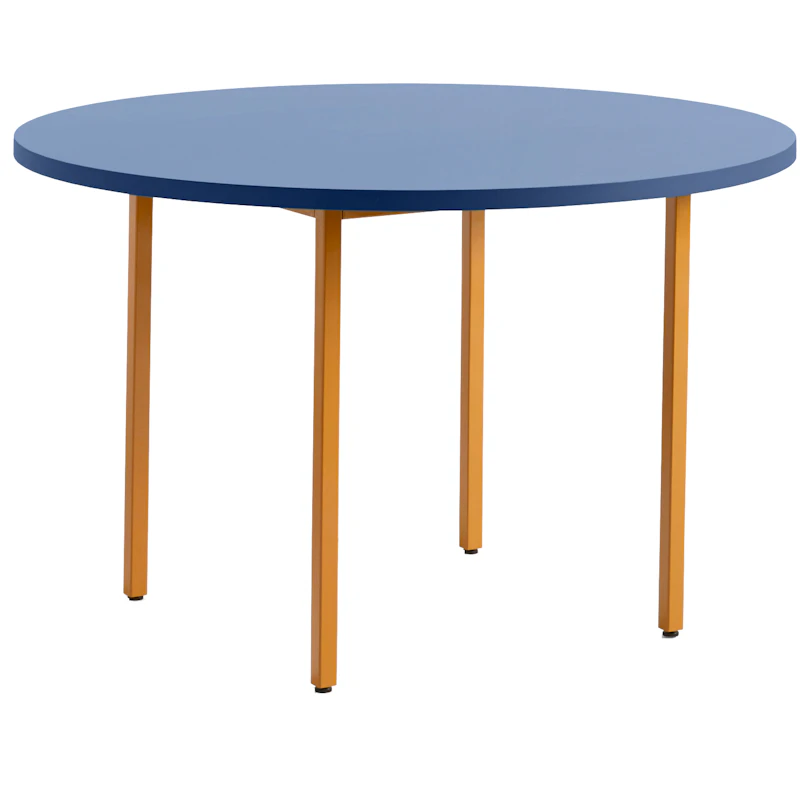 Two-Colour Bord Ø120cm, Ochre / Blå