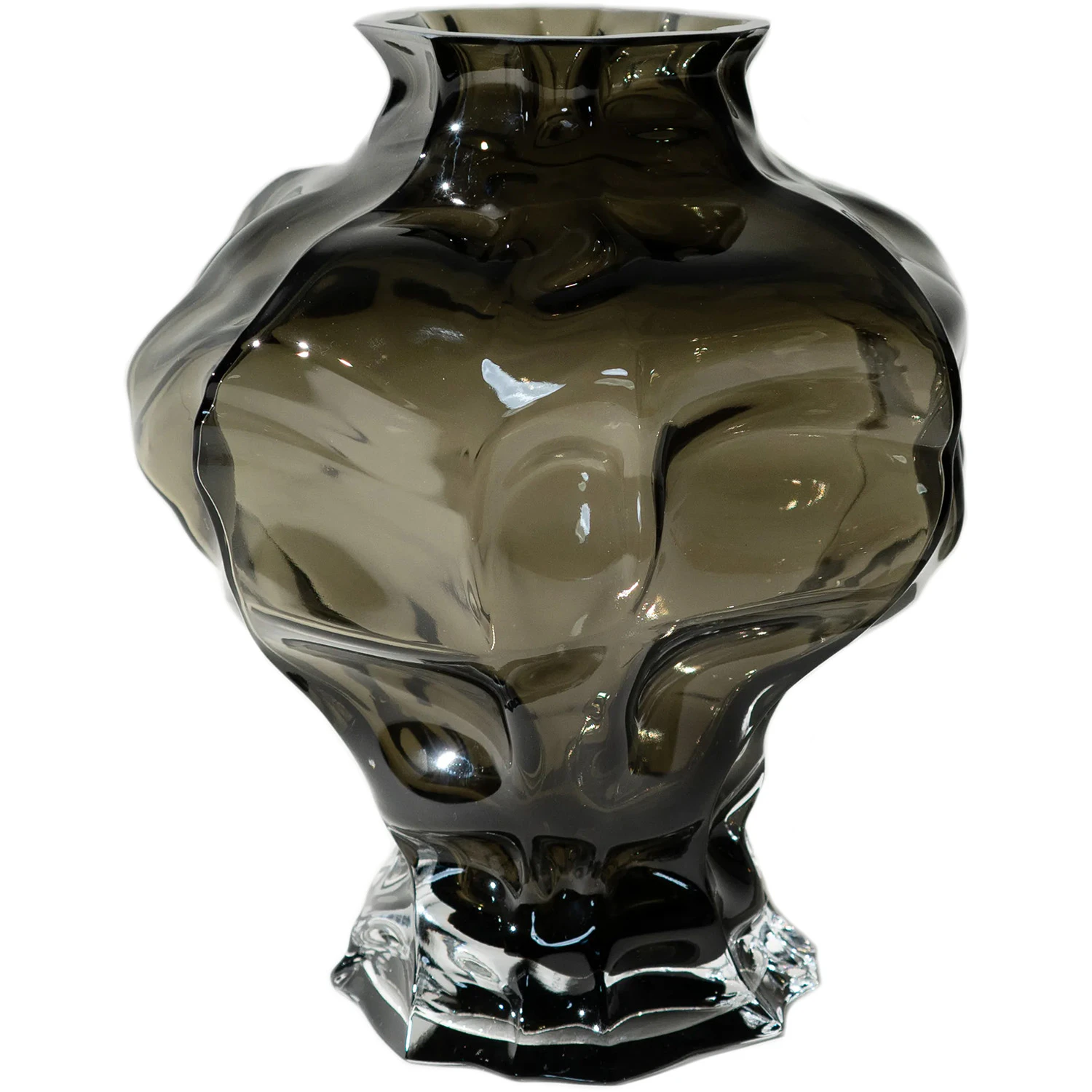 Ammonit Vase 30 cm, R&oslash;yk