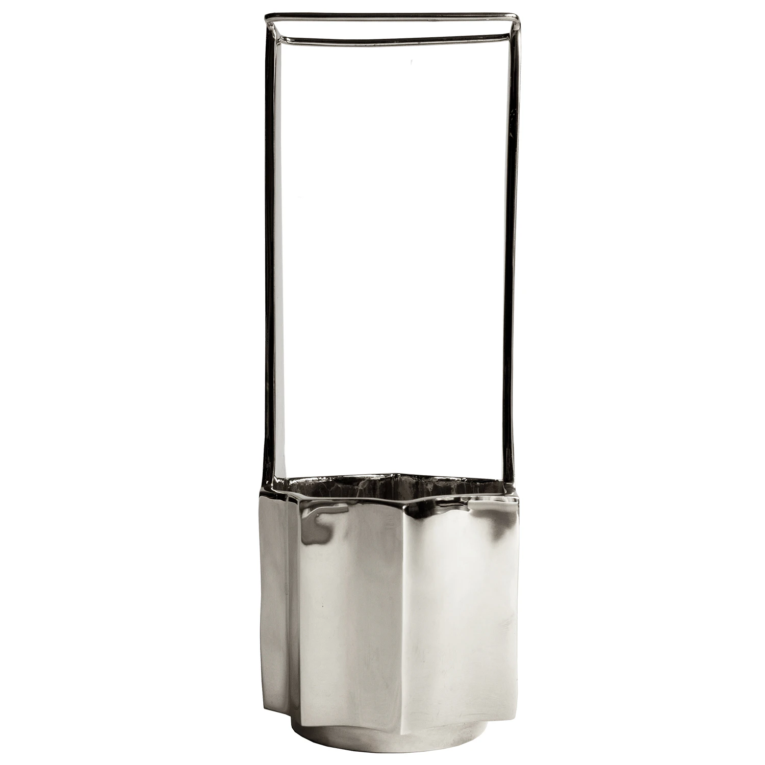 Ikebana Vase, Nikkel