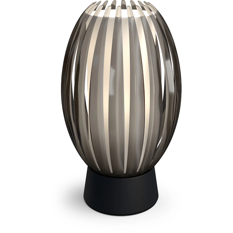 Tentacle Bordlampe 185 mm, Svart / Røyk