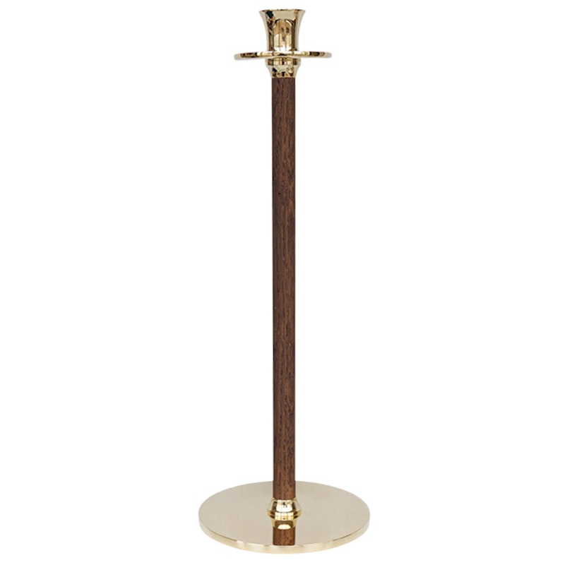 Alto Basso Lysestake 35 cm, Valnøtt/Messing