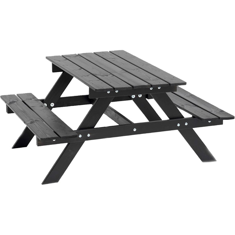 Picnic Mini Piknikbord 48x90 cm, Svart