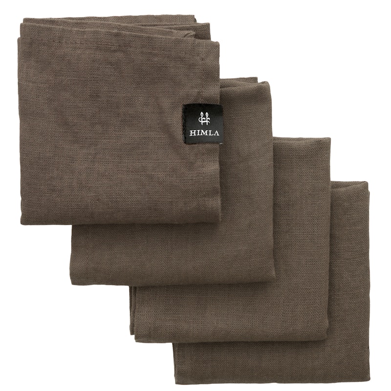 Sunshine Serviett 45x45 cm 4-pk, Coffee