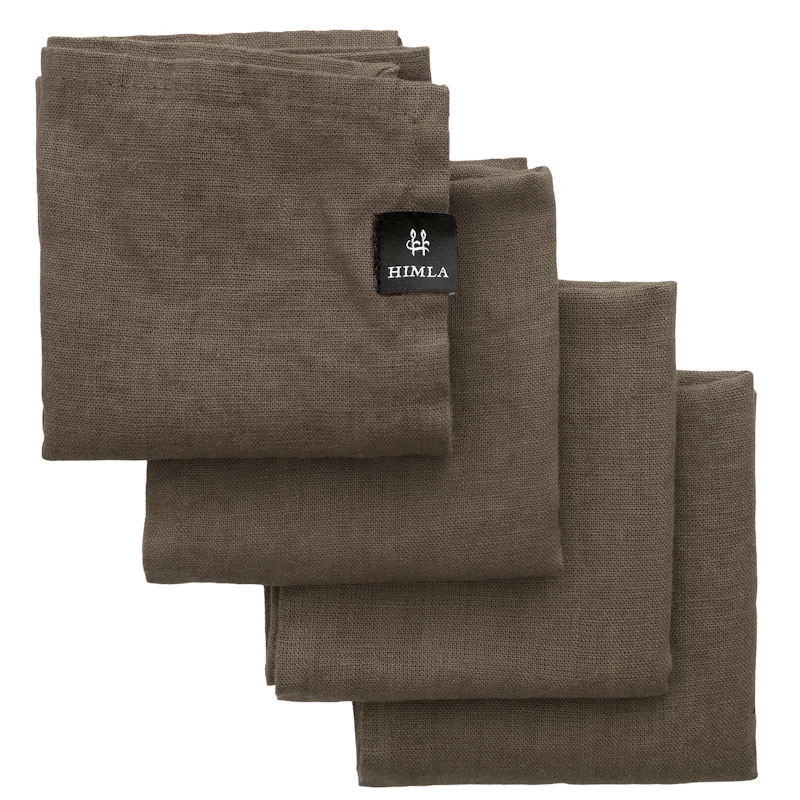 Sunshine Serviett 45x45 cm 4-pk, Coffee