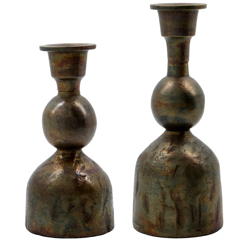 Cast Lysestake Antique Brass