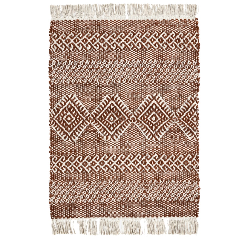 Ethnic Teppe 60x90 cm, Brun/Natur