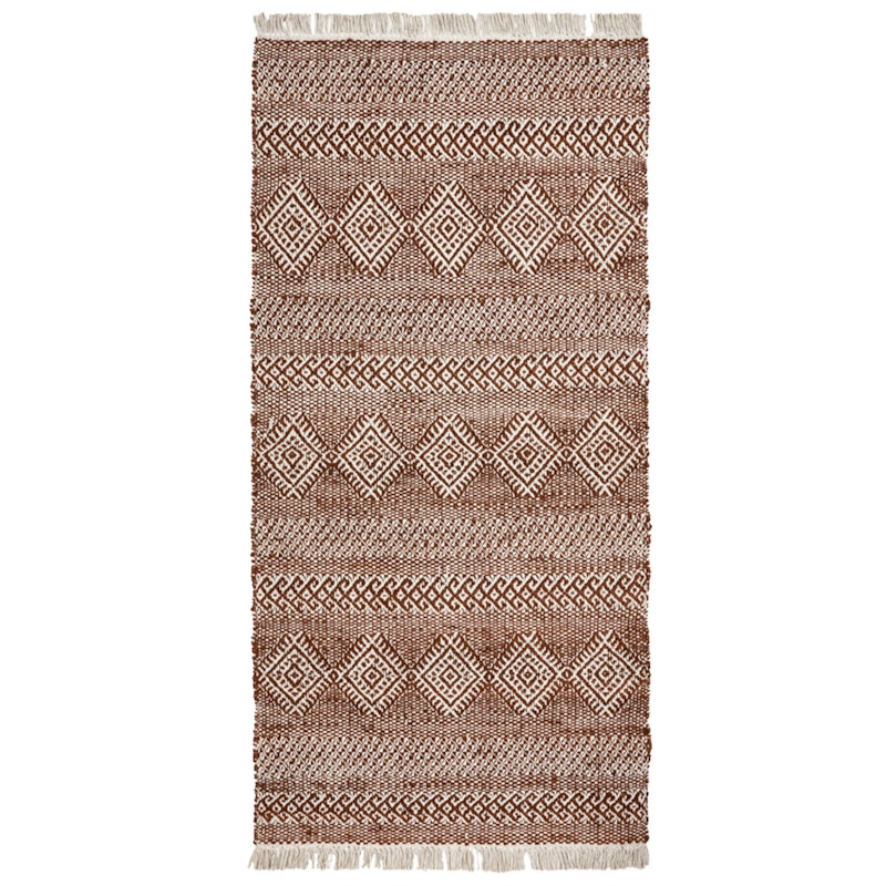 Ethnic Teppe 90x200 cm, Brun/Natur