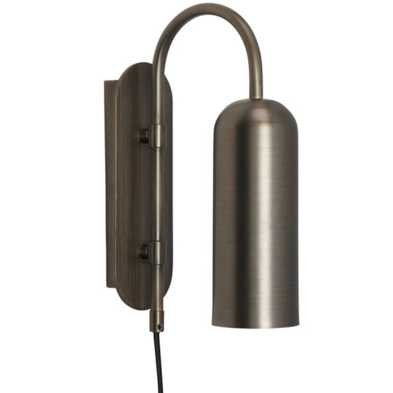 Zenith Vegglampe, Burnished Brass