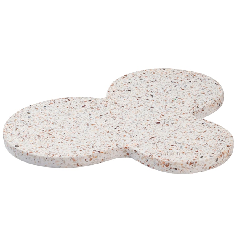 Milan- Terrazzo Board- Black Brett, Beige Red