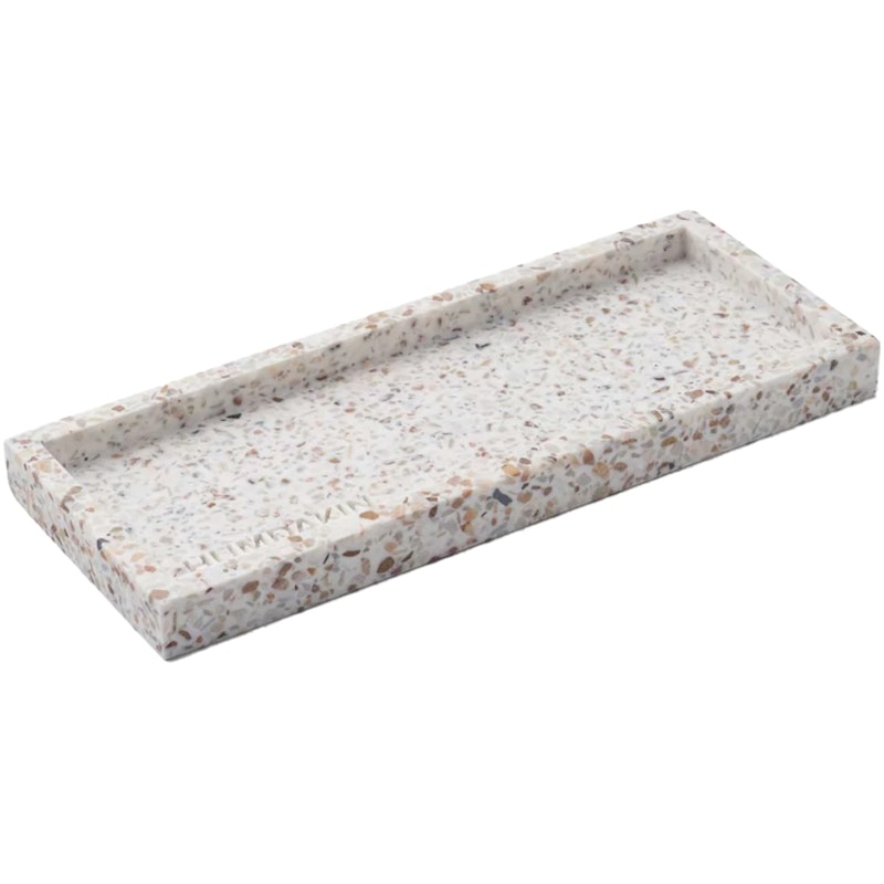 Terrazzo Brett 25 cm, Hvit
